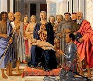  Piero della Francesca Sacra Conversazione. Pinacoteca di Brera